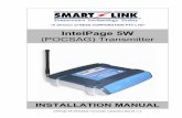 Intelpage 5W POCSAG Transmitter Installation Manual …POCSAG)_Transmitter... · Intelpage 5W (POCSAG) Transmitter Installation Manual v1.2 4 Rear Panel TX INPUT (RJ45 Connector)