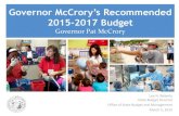 McCrory’s Recommended 2015-2017 Budget - Amazon …€¦ ·  · 2017-08-13Governor McCrory’sRecommended 2015-2017 Budget Governor Pat McCrory ... 6. Increasing teacher ... The