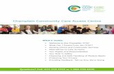 Champlain Community Care Access Centrehealthcareathome.ca/champlain/en/care/patient/Documents/Welcome... · Champlain Community Care Access Centre What’s inside: ... discuss or