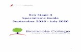 Key Stage 4 Specialisms Guide September 2018 - July 2020thebramcote.school/attachments/article/102/Specialisms Guide 2018...Future careers include any area of business, public or private