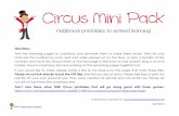 Circus Mini Pack - Homeschool Creations · Don’t miss these other FREE Circus printables that will go along great with these games: ... tiger ringmaster lion circus clown . Odd