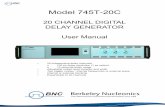 745T-20C User Manual - Berkeley Nucleonics … Manual 20 independent ... BLOCK DIAGRAM ... The Model 745T-20C may be locally controlled via a touch screen, and/or remotely controlled
