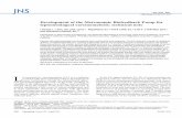 Development of the Metronomic Biofeedback Pump …cognosthx.com/wp-content/uploads/2017/01/JON-Development-of-the...Development of the Metronomic Biofeedback Pump for leptomeningeal