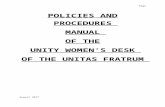 unitywomensdesk.orgunitywomensdesk.org/.../2013/11/POLICIES-AND-PROCE…  · Web viewMANUAL . OF THE. UNITY ... to be the major problem for women around the world and across socio