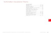 Schindler Escalator Parts - Adams Elevator ·  · 2013-10-03Schindler Escalator Parts. ... SCS276011 Plastic Edge Side Right SWE, Black (Ral9017-F81) ... Solid ZN7 (985mm) SWE SMS405199