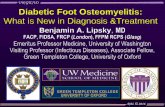 Diabetic Foot Osteomyelitis - klimik.org.tr · •DFO dx: + bone culture or histology •133 pts (67%) had DFO, ... –Exam: deep (>3mm)/large (>2 cm2) ulcer; bony prominence; visible