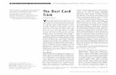 The best card trick - Northeastern ITS Card...The Best Card Trick Michael Kleber ou, my friend, are about to wit- ess the best card trick there is. Here, take this ordinary deck of