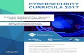 CYBERSECURITY CURRICULA 2017 - Association for … ·  · 2018-03-081 . Cybersecurity. Curricula 2017. Curriculum Guidelines for. Post-Secondary Degree Programs. in Cybersecurity.