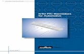 NTC/PTC Thermistors for Automotive - Digi-Key Sheets/Murata PDFs/NTC,PTC... · Cat.No.R03E-3 Murata Manufacturing Co., Ltd. NTC/PTC Thermistors for Automotive • This PDF catalog