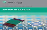 SyStem Packaging - Fraunhofer · its share of production costs of a micro system. ... System Packaging. ... plete clean room production line for processing 4 to 8 inch