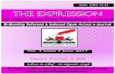 The Expr ession: An International Multid isciplinary e -Journalexpressionjournal.com/downloads/14.-ram-avadh-prajapati-paper.pdf · Culture, Society, Ecocriticism, Milieu . :::::
