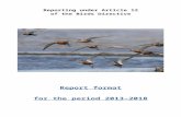 Reporting format for birds - CIRCABC - Welcome · Web viewReporting under Article 12of the Birds Directive Report format for the period 2013 – 2018 Final version – November 2016