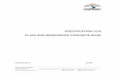 SPECIFICATION 1133 PLAIN AND REINFORCED CONCRETE BASE€¦ · SPECIFICATION 1133 – PLAIN AND REINFORCED CONCRETE BASE ... AS/NZS 1554.3: 2008 Welding of reinforcing steel ... As