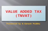 TNVAT AUDIT - Southern India Regional Council under TNVA… · PPT file · Web view · 2016-09-25Value Added Tax (TNVAT) Presented by B.GaneshPrabhu. Brush up of VAT Tax on the