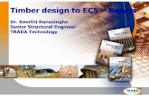 Dr. Keerthi Ranasinghe Senior Structural Engineer TRADA ... ASELB Autumn Seminar - Timber Beams.pdf · Dr. Keerthi Ranasinghe Senior Structural Engineer TRADA Technology. The approach