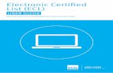 Electronic Certified List (ECL) - Electoral Commission of ... · electronic certified list (ecl) for state and local government elections & by-elections user guide version 2.3 | august
