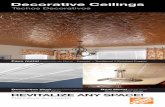 Decorative Ceilings - contentgrid.homedepot-static.com · #235—24" Border Tile ... Shanko® Real Metal—#209 Clear Lacquer with molding Cornice #802 ... Dimensiones de cara: 22