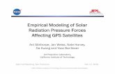Empirical Modeling of Solar Radiation Pressure Forces ...acc.igs.org/orbits/srp-models_JPL_agu10.pdf · Empirical Modeling of Solar Radiation Pressure Forces Affecting GPS Satellites