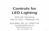 Controls for LED Lighting - eere.energy.gov for LED Lighting DOE SSL Workshop . ... DMX inputDMX Signal. Green White Black . ... • LCA: Education Express: