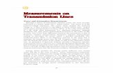 Measurements on Transmission Lines - Wirelesswireless.ictp.it/handbook/C3.pdf · Measurements on Transmission Lines ... - Be familiar with the procedure of power measurement with
