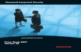 Price Book 2007 Version 33 - Honeywell Integrated Security · with at least two users and 96 doors you can expand to an unlimited number of doors. Enterprise Edition lets you manage