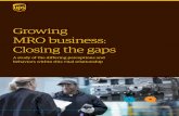 Growing MRO business: Closing the gaps · Growing MRO business: Closing the gaps ... Which of the following types of suppliers does your organization use to meet its MRO ... service