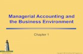 Managerial Accounting and the Business … Accounting Financial Accounting Managerial ... Time focus Historical perspective Future ... Managerial Accounting and the Business Environment