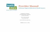 Provider Manual - Health Share of Oregon Manual . Pathways Regional ... Member Assignment and Termination ... CIM Message Functions . Appendix K: Behavioral Health Timely Filing Waiver