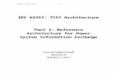 TC57 Reference Architecture - Home - IECTC57iectc57.ucaiug.org/iec 62357 drafts/62357-1 tc57 ref... · Web viewFigure 53, IEC 61968 CIM Packages53 Figure 54, IEC 62325 CIM Packages54