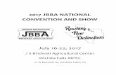 2017 JBBA Nationals Show Catalog - Beefmaster · 33rd JBBA National Show and Convention July 16‐22, 2017 in Wichita Falls, Texas Schedule Sunday, July 16 12:00 noon (firm) Barn