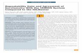 Repeatability Data and Agreement of Keratometry With the ...real.mtak.hu/26290/1/Németh - VERION vs IOLMaster - JRS.pdf · of keratometric measurements is excellent in the case of