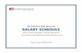 The California State University SALARY SCHEDULE · 1 psl i 07/01/2017 3,516 to 6,720 42,192 80,640 e 2 psl ii 07/01/2017 4,233 to 9,237 ... 6 range e 01/01/2018 $2,339.00 to $4,483.00