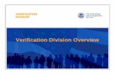 Verification Division Overview - USCIS · Verification Division Overview March 4, 2011 2 . ... Electronic Verifications. SAVE Electronic Verifications (as of 02/06/2011) Initial .