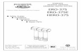 ERO-375 ERO-375E HERO-375 - Portasoft - NJ water … ERO-375E HERO-375. 2 TABLE OF CONTENTS WARRANTY INFORMATION ... chase, the RO holding tank will be free from defects in material