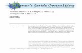 Verification of Complex Analog Integrated Circuits€¦ ·  · 2015-07-28Verification of Complex Analog Integrated Circuits Verification Methodology 4 of 20 Designer’s Guide Consulting