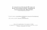 Constructional Project Environmental Impact Report … · Constructional Project Environmental Impact Assessment Report shall be ... the name in the project proposal, ... Registration