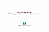 EAS Tagging Guide for Kohl’s Suppliers - Kohls … Source Tagging Program Requirements 1 | P a g e EAS Tagging Guide for Kohl’s Suppliers This document details the EAS tagging