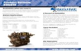 Product Bulletin KUBOTA - imsupply.com€  Valve Cover † Oil Pan ... Skid Steer Engine Specialists Deutz 1011 ... bell housing, or front pulley Engine Rebuilders, Inc., ...