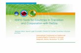 WIPO Tools for Countries in Transition and Cooperation with Serbia · WIPO Tools for Countries in Transition and Cooperation with Serbia ... Tool on Digitalization of Intangible Cultural