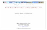 Basic Pump Parameters and the Affinity Laws - Fire Notes · Basic Pump Parameters and the Affinity Laws 2012 Instructor ... efficiency because there are no less than four efficiencies