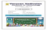 VVIT Chemistry Laboratory -IIvvitengineering.com/lab/GE6262-CHEMISTR-LABORATORY-II.pdfVVIT Chemistry Laboratory -II 1 Dharmapuri ... Standard hard water, 3.EBT indicator, ... Determination