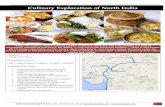 Culinary Exploration of North India - Kent North India...Culinary Exploration of North India “India, the country, where cultures echoes, traditions speak and diversity delights is