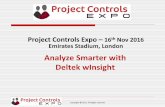 Analyze Smarter with Deltek wInsight - Project Controls Expo ·  · 2017-05-04Title: Project Cotrols Expo Author: Anil Godhawale Subject: Project Cotrols Expo Keywords: Project Controls