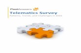 Telematics Survey - FleetAnswers Telematics Survey... · telematics is related to driver behavior such as idling, speeding, miles driven, ... accurate utilization tracking (53%) were