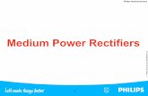 Medium Power Rectifiers - NXP Semiconductors · General Purpose Fast Ultrafast Hyperfast Zeners Transient Voltage Suppressors ZenBlock TM Special Diodes ... Medium Power Rectifiers.