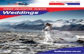 SCENIC HELICOPTER FLIGHTS Weddings Helicopter Line is New Zealand’s leading helicopter company, operating with a fleet of predominantly AS350 Squirrel helicopters based at Mount