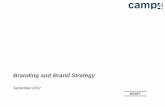 Branding and Brand Strategy - … · 5 Brand strategy must drive towards operational change to have intended impact Creative advertising, without operational alignment, won’t get