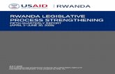 RWANDA - United States Agency for International …pdf.usaid.gov/pdf_docs/PDACO264.pdf · RWANDA LEGISLATIVE PROCESS STRENGTHENING: FIFTH QUARTERLY REPORT 1 (APRIL 1, 2009–JUNE