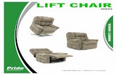 US Lift Chair Series om Rev I Jan10 3446 - EasyMedOnline CHAIR SERIES 1-800-800-8586 (US) 1-888-570-1113 (Canada) 182 Susquehanna Avenue Exeter, PA 18643-2694  Lift Chair Series