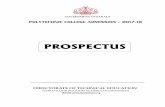 PROSPECTUS - polyadmission.orgpolyadmission.org/files/prospectus-2017-en.pdf · The prospectus sets out the rules and regulations for the selection and admission for the ... Diploma